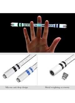 Y&D 4 Pcs LED Rolling Finger Rotating Pens, Non Slip Coated Twirling Pens Without Pen Refills Playing for Student Entertainment Office Decompression artifact Bubble Style  - Image 2