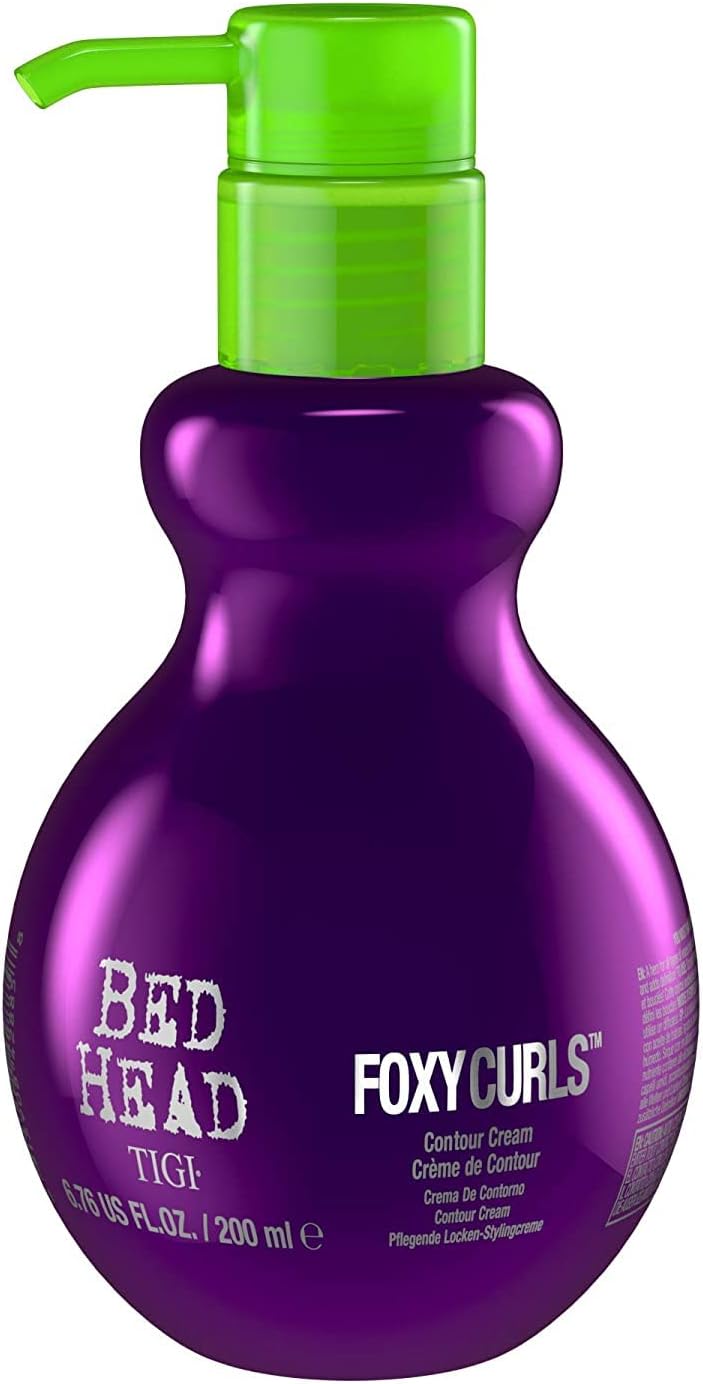 BED HEAD by Tigi FOXY CURLS Contour Cream 6.76 oz - Curl Defining and Frizz Control Cream - 2 Pack - Image 1