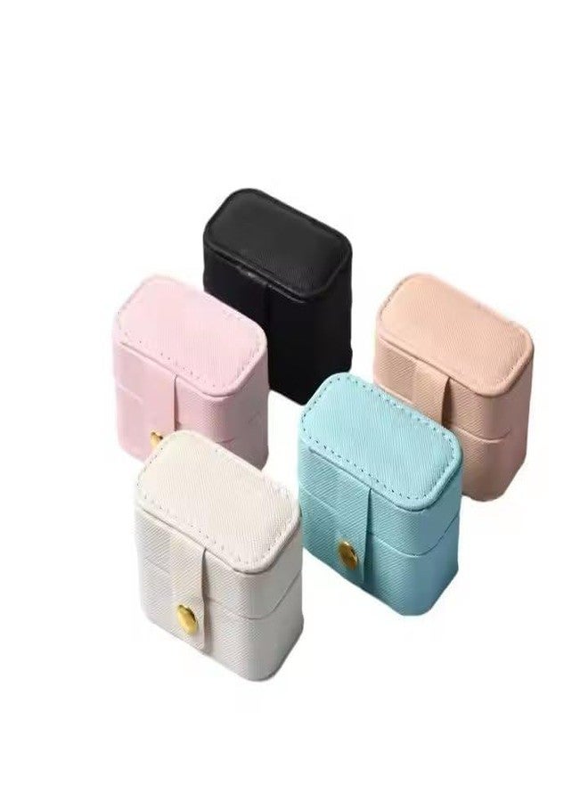 SEMNOX CREATION Rectangle Ring Box Storage 3 Slots for Wedding Ceremony Proposal Engagement Birthday Gift - Image 1