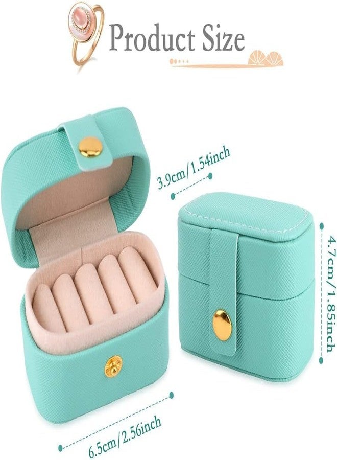 SEMNOX CREATION Rectangle Ring Box Storage 3 Slots for Wedding Ceremony Proposal Engagement Birthday Gift - Image 5