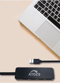 ATOZS ATOZS USB HUB 4-Port 3.0 Hub, Ultra-Slim Data USB Hub with 10MM Extended Cable , for MacBook, Mac Pro, Mac mini, iMac, Surface Pro, Windows ,vista,7/8/9/10/ XPS, PC, Flash Drive, Mobile HDD  - Image 2