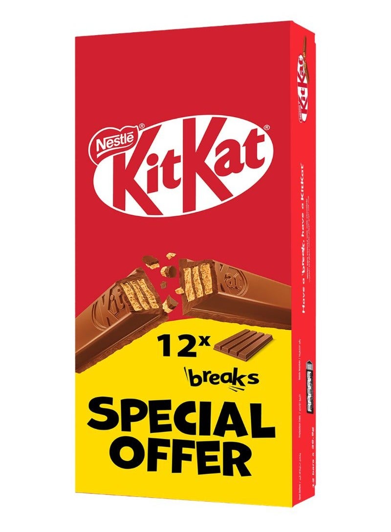 KitKat Wafer 4 Finger Chocolate 12 x 36.5g - Image 1
