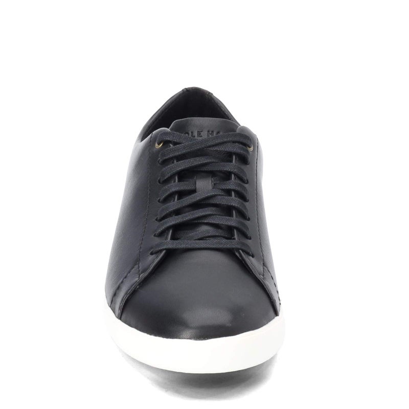 COLE HAAN حذاء كول هان للرجال غراند كروس كورت II، أسود جلد/أبيض، 7 عريض - Image 4