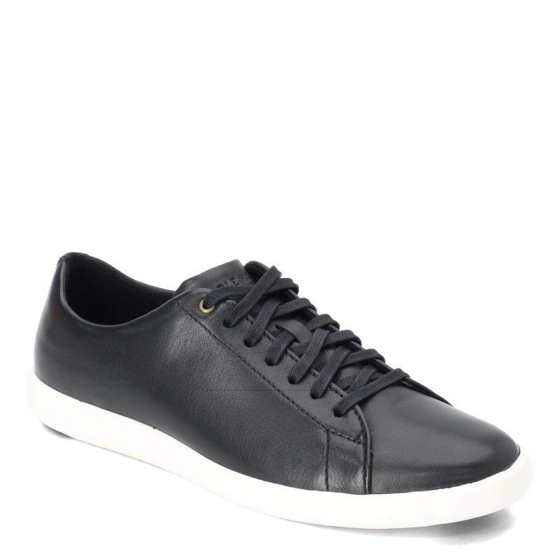 COLE HAAN حذاء كول هان للرجال غراند كروس كورت II، أسود جلد/أبيض، 7 عريض - Image 3