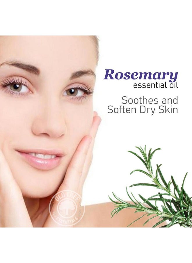 Old Tree - Rosemary Essential Oil For Hair Growth For Women & Men (15Ml) - Pure And Natural Oil With Dropper For Skin, Body, Diffuser, Aroma Therapy & Relaxation - Image 1