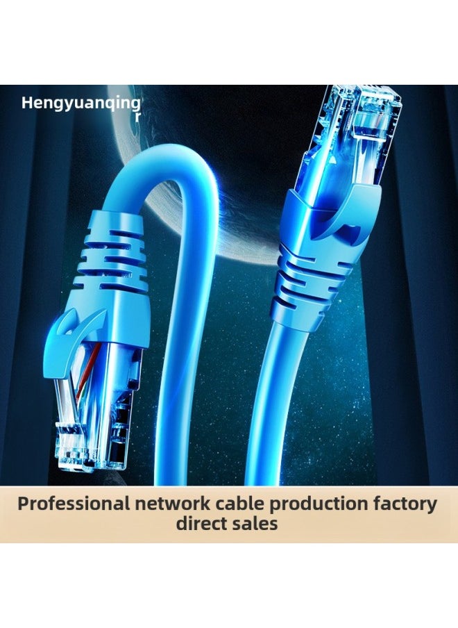 Generic Class 6 Network Cable Finished Jumper Gigabit Office Computer Router Indoor Unshielded High-speed Class 6 Network Jumper-Color:Category 6 Black Models-Line Length:1 M  - Image 2