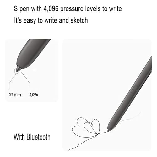 CaoXiong S24 Ultra S Pen WithBluetooth for Samsung Galaxy S24 Ultra Stylus Pen,Galaxy S24 Ultra 5G S Pen Replacement with 4,096 Pressure Levels,EJ-PS928BYEGUS (YellowGold) - Image 4