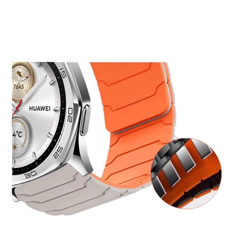 Black Silicone Sport Smartwatch Band Compatible with Samsung Galaxy Watch 7 Classic with Adjustable Fit Soft Strap and Quick Daily Replacement - NADI - Image 5