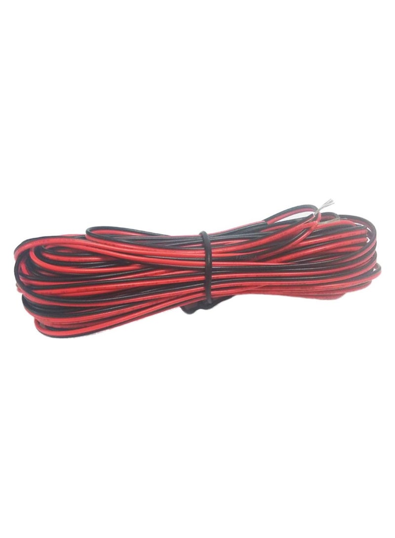 Qusai Trading LLC - 2PIN Electrical Extension Cable Wire, 20M Black & Red for LED Strips, Low Voltage, Flexible PVC Insulated Wire for DC Power, Automotive, and DIY Electronics  - Image 5