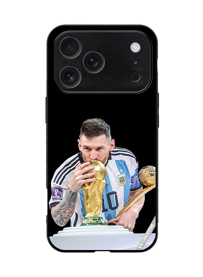 Protective Case Cover For Apple iPhone 17 Pro Messi Design Multicolour