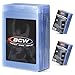 BCW Semi Rigid Card Holder 1 100 Pack Semi Rigid Card Sleeves for Grading Preparation Protective Holders for Sports Trading Cards - Image 3