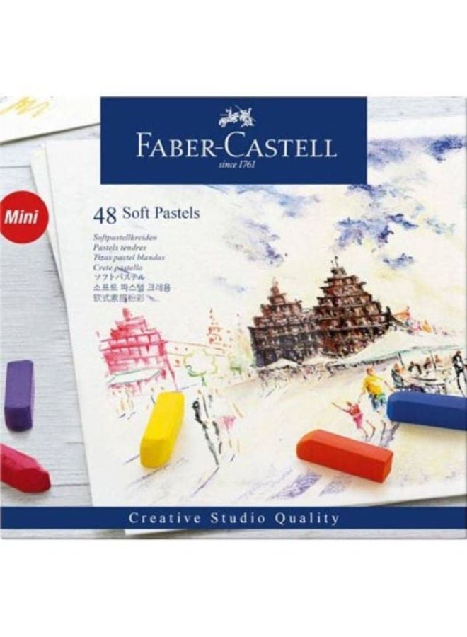 Soft Pastels Mini Cardboard Box Of 48