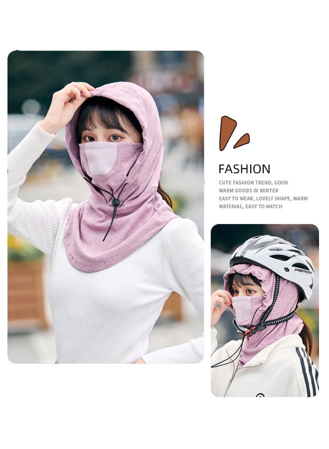 Generic Cycling Face Mask, Motorcycle Cycling Ski Mask, UV Protection Helmet Liner Windproof Outdoor Headwear Men Women, Sunscreen, Dustproof, Comfortable, Skin-Friendly and Breathable  - Image 5