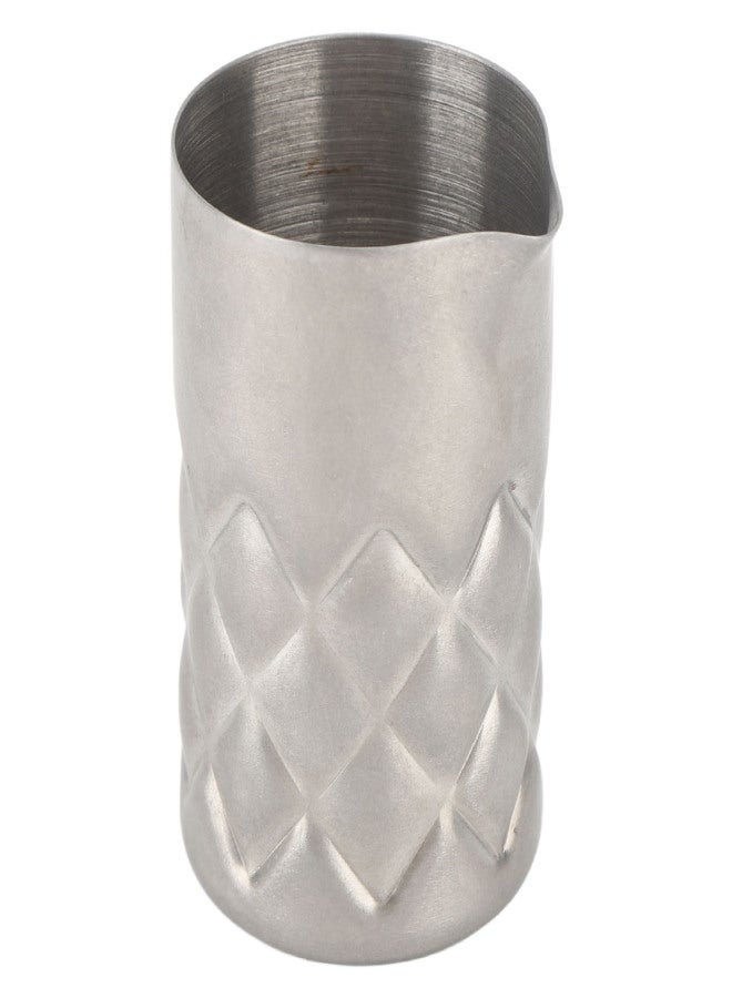 304 Stainless Steel Mixing Glass Rustproof Corrosion Resistance 60ml Cocktail Shaker with Scale for Bar Silver Mesh - Image 4
