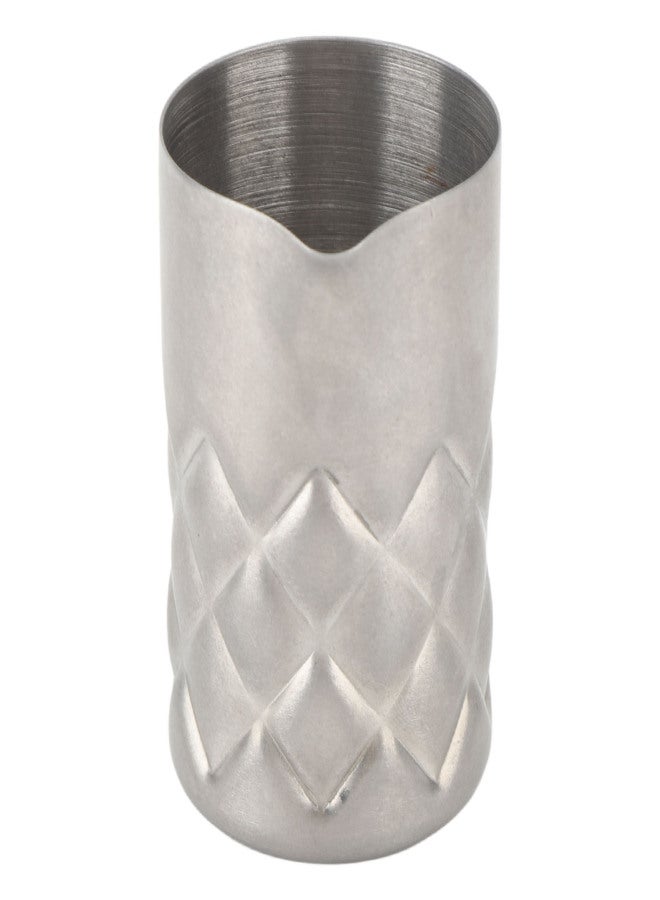 304 Stainless Steel Mixing Glass Rustproof Corrosion Resistance 60ml Cocktail Shaker with Scale for Bar Silver Mesh - Image 3