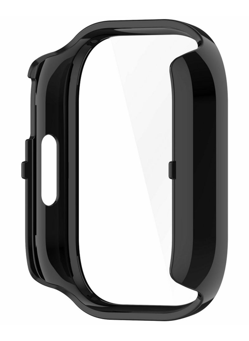 Generic 1PCS Tempered Glass Screen Protector with PC Case Cover for Redmi Watch 5 Active Anti-Scratch Bumper Strap Shockproof Protective Film Accessories (Black)  - Image 2