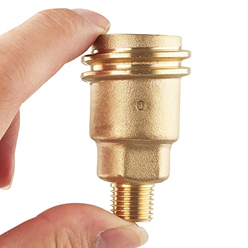 Timsec Propane Gas Fitting Hose Adapter with 1/4 Inch Pipe Thread and QCC1 Male & POL Female Connector, 33ft PTFE Gas Line Pipe Thread Tape for Outdoor Cooking - Image 2