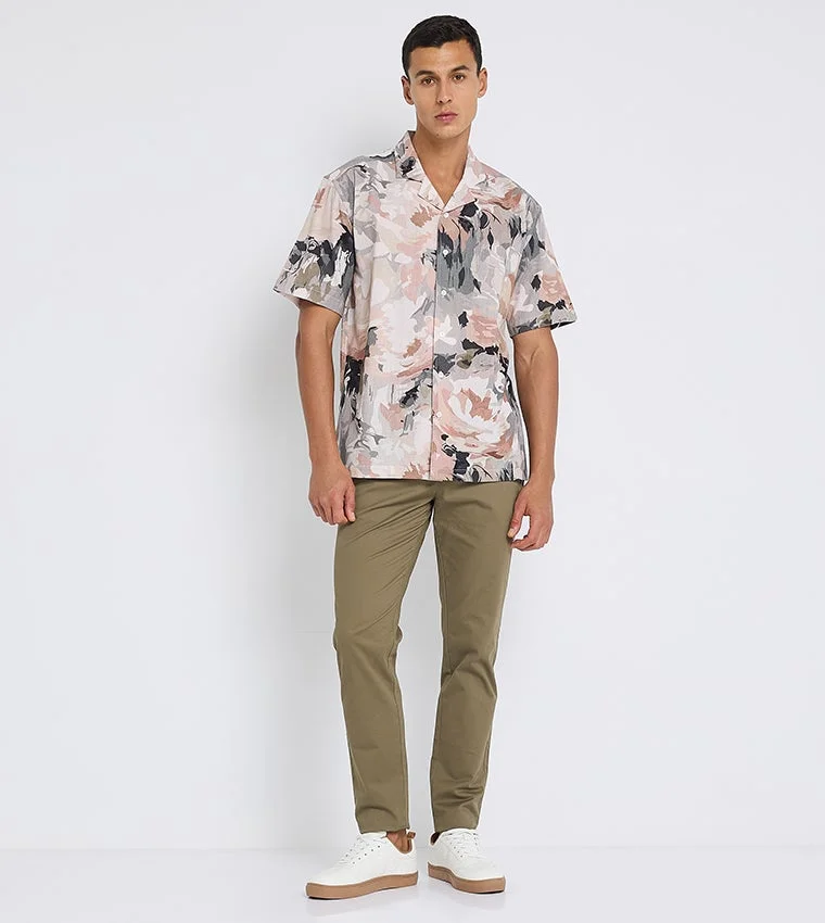 Ben Sherman  Ben Sherman Men's Short Sleeve Printed Shirts for Men | Best Price UAE