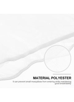 ECVV High-Density Baby Stroller Mosquito Net Full Cover Mosquito Netting Multipurpose Breathable Infant Bug Net for Baby Carriers, Pram, Stroller, Car Seats, Cradles (White)  - Image 2