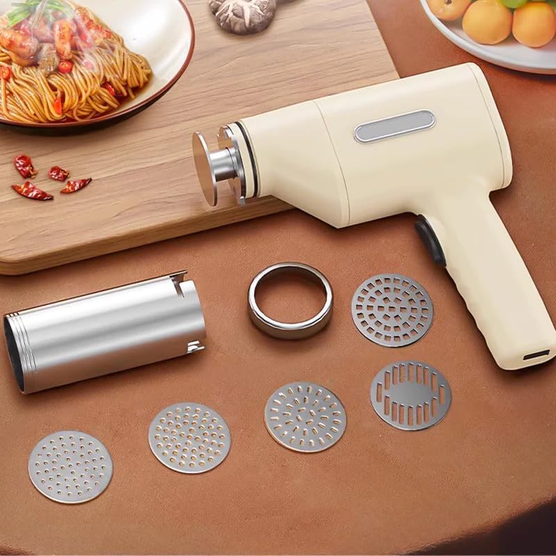 kesig kesig Noodle Maker Home Small Portable Handheld Noodle Press Pasta Sausage Filling Mould Stainless Steel Pasta Maker Machine Kitchen Tools Ramen Machine Home  - Image 4