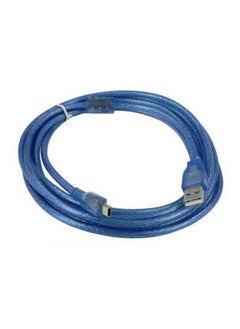 NIBEMINENT USB 2.0 A Male To Mini B Data Cable 3meter Blue 