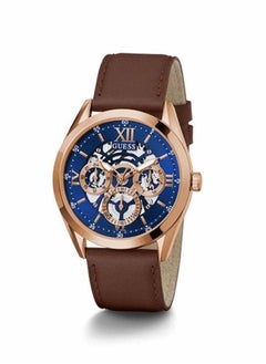 GUESS Men's Analog Leather Wrist Watch - GW0389G3 - 42 mm  - Image 1