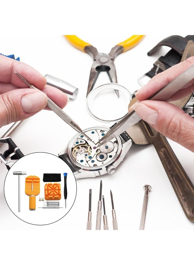 بولوز مجموعة أدوات ربط سوار الساعة مجموعة أدوات ضبط سوار الساعة مع دبوس بديل وأداة لتعديل حجم الساعة وإصلاحها - Image 2