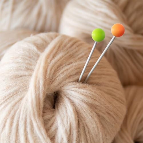 Mxxipp 18pcs Beads Knitting Needle Stoppers 15mm Macaron Round Silicone Knitting Needles Point Protectors Needle Tip Cover Knitting Tool Needle End Caps for Knitting - Image 5