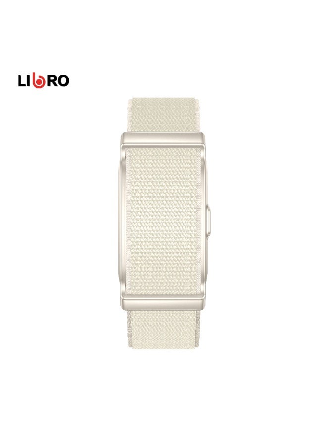 Libro Smart Health Band Black, Heart Rate Monitor, Blood Oxygen SpO2 & Temperature Tracking, Dual Smart Sensors, IP68 Waterproof, Long Battery Life – LIBRO A150H Beige - Image 3