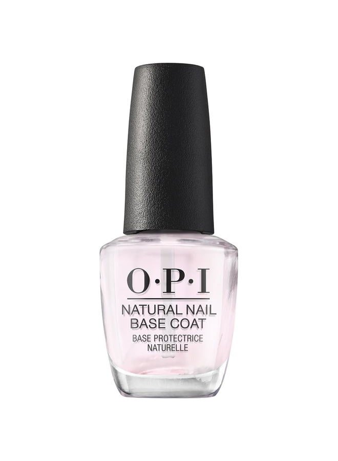 OPI Classic Nail Lacquer, 7 Days Wear, Chip-resistant, High-Shine Color Nail Polish 15ml (Natural Nail Base Coat, 15ml) - Image 1