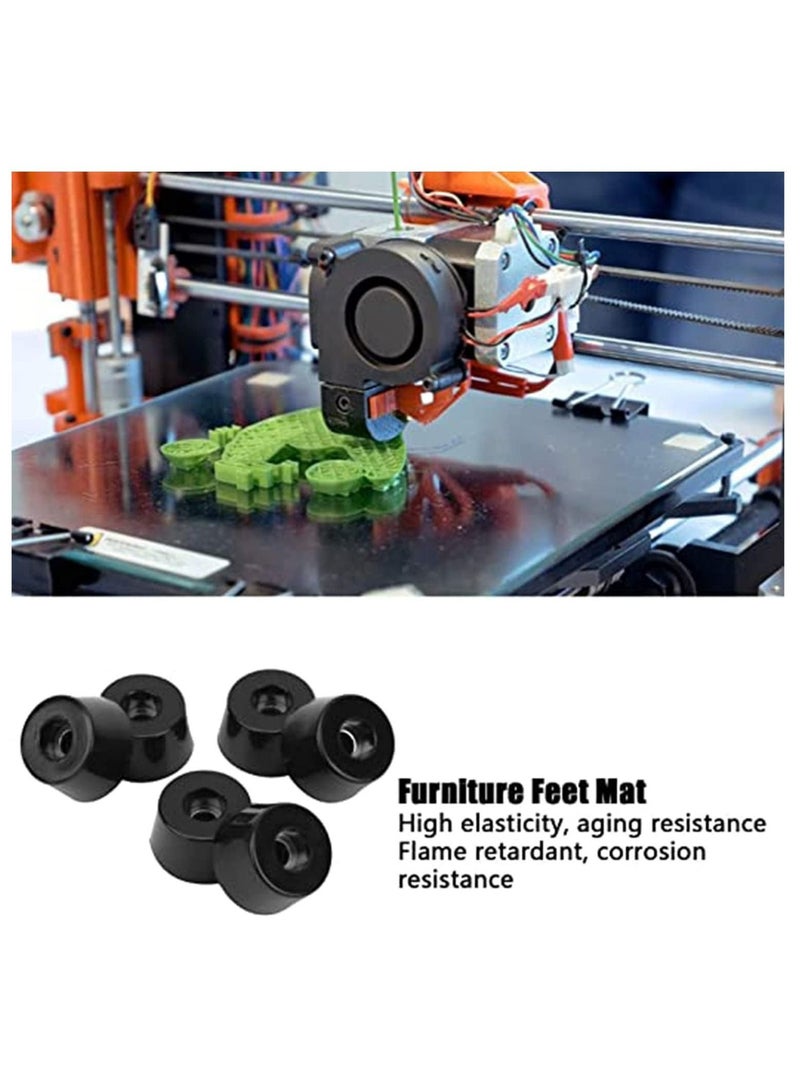 SYOSI 18Pcs Furniture Feet Pads Non Slip Round Rubber Chair Leg Floor Table Desk Protection Foot Mat Protectors for Keep in Place Stoppers  - Image 3