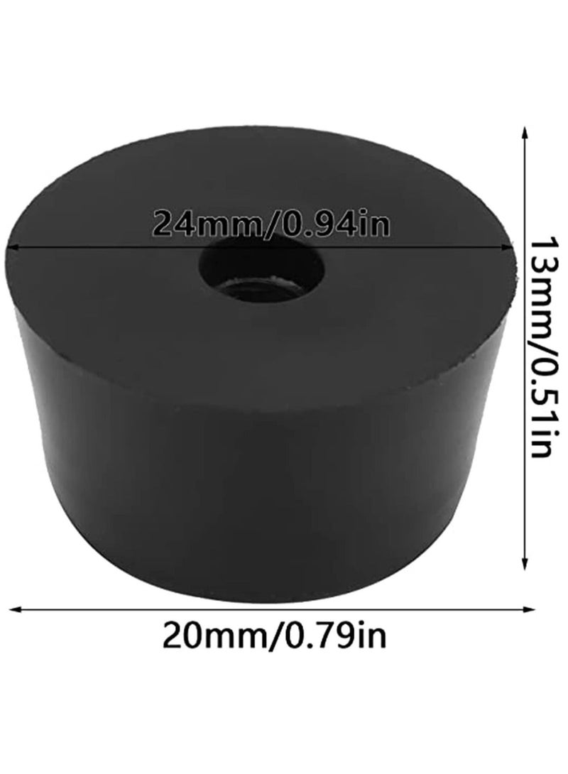 SYOSI 18Pcs Furniture Feet Pads Non Slip Round Rubber Chair Leg Floor Table Desk Protection Foot Mat Protectors for Keep in Place Stoppers  - Image 5