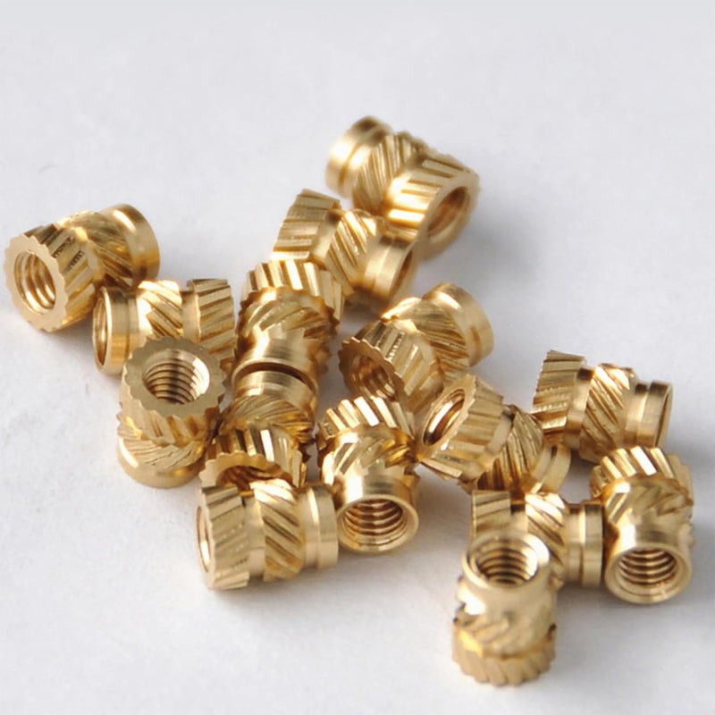 100pcs M3 Knurled Brass Threaded Heat Set Insert Nuts, Heat-Resistant Brass Threaded Inserts for 3D Printer Components and Industrial Fastening - Image 3