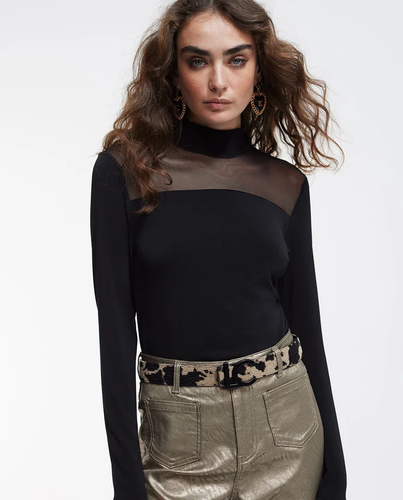 Lola Casademunt Sheer detail T-shirt