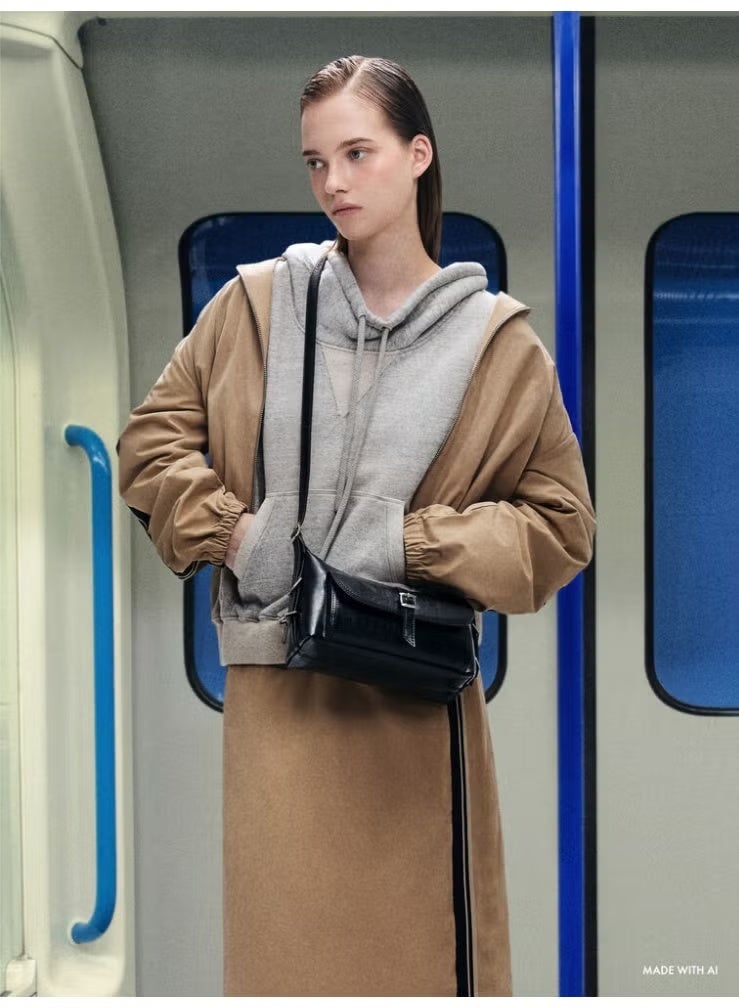 Charles & Keith Bryna Belted Shoulder Bag & Crossbody Bag - Black - Image 4