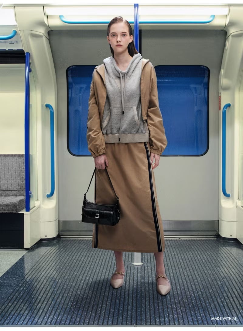 Charles & Keith Bryna Belted Shoulder Bag & Crossbody Bag - Black - Image 5