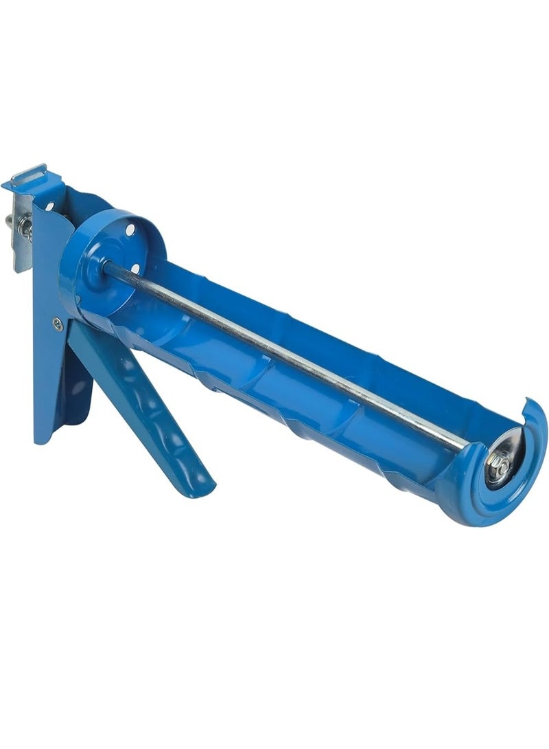 WACKER Hand Caulking Gun Heavy Duty Silicone Glue Gun 9 Inch With 3 Piece Wacker Germany Silicone Sealant General Purpose GP White 280ml - Image 4