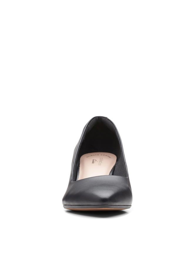 clarks womens Linvale Jerica Pump Black Leather, 39 EU - Image 4