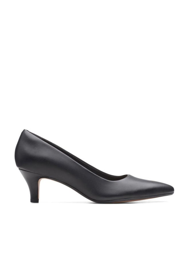 clarks womens Linvale Jerica Pump Black Leather, 39 EU - Image 1