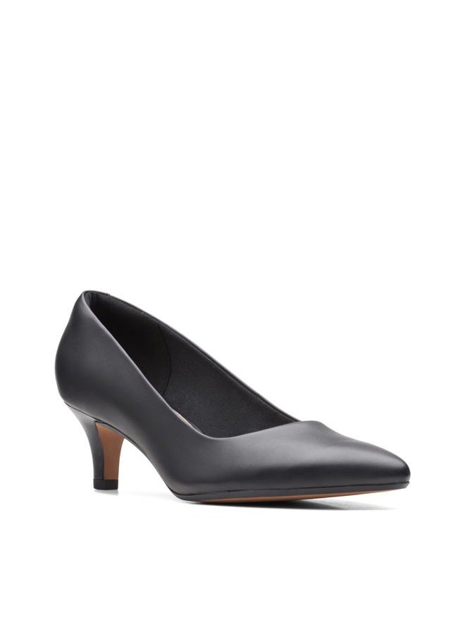 clarks womens Linvale Jerica Pump Black Leather, 39 EU - Image 3