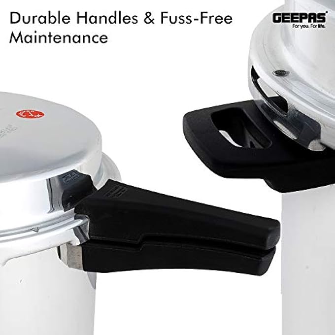 GEEPAS Multi Function Pressure Cooker Gpc329 Silver Aluminum Material - Image 5