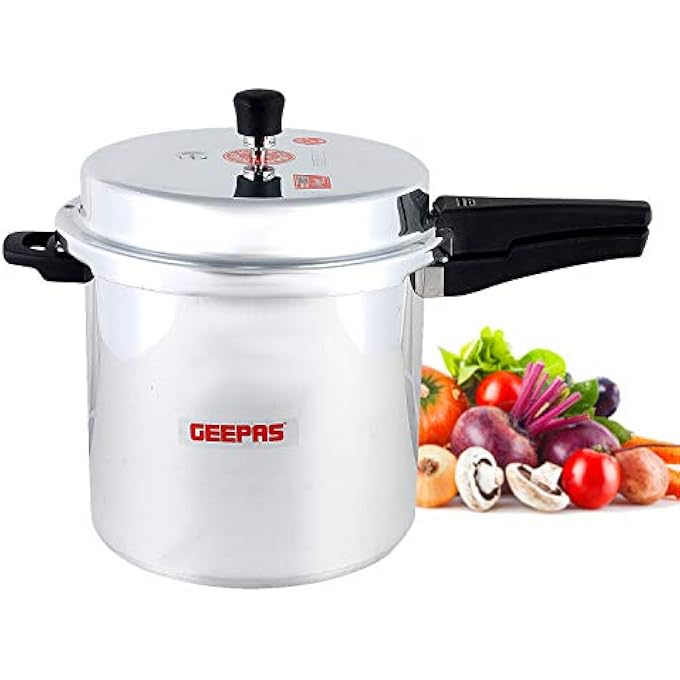 GEEPAS Multi Function Pressure Cooker Gpc329 Silver Aluminum Material - Image 2