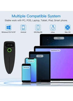 EVEREEN Mini Barcode Scanner USB Wired/Bluetooth/ 2.4G Wireless 1D 2D Scanner QR PDF417 EAN13 Data Matrix Bar code Reader  - Image 4