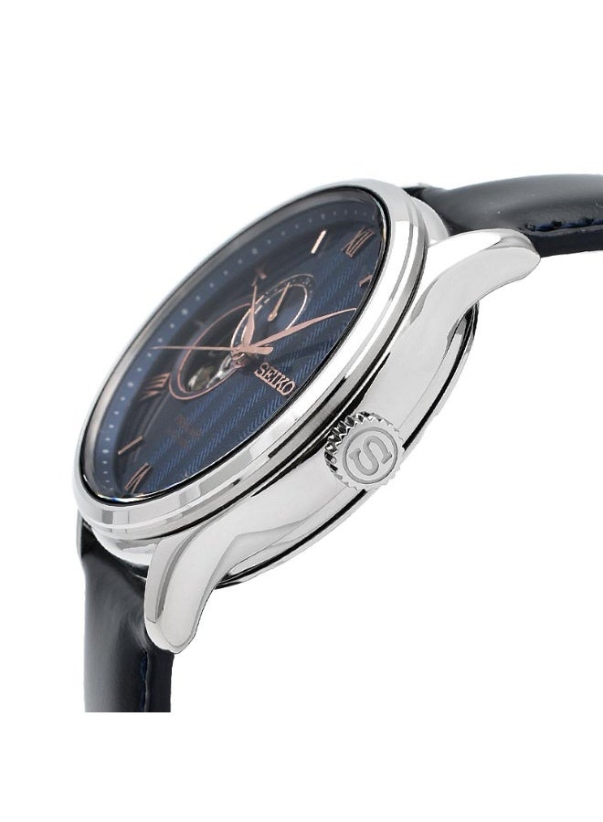SEIKO PRESAGE  SARY187 Blue Automatic See-through Back Men Watch - Image 2