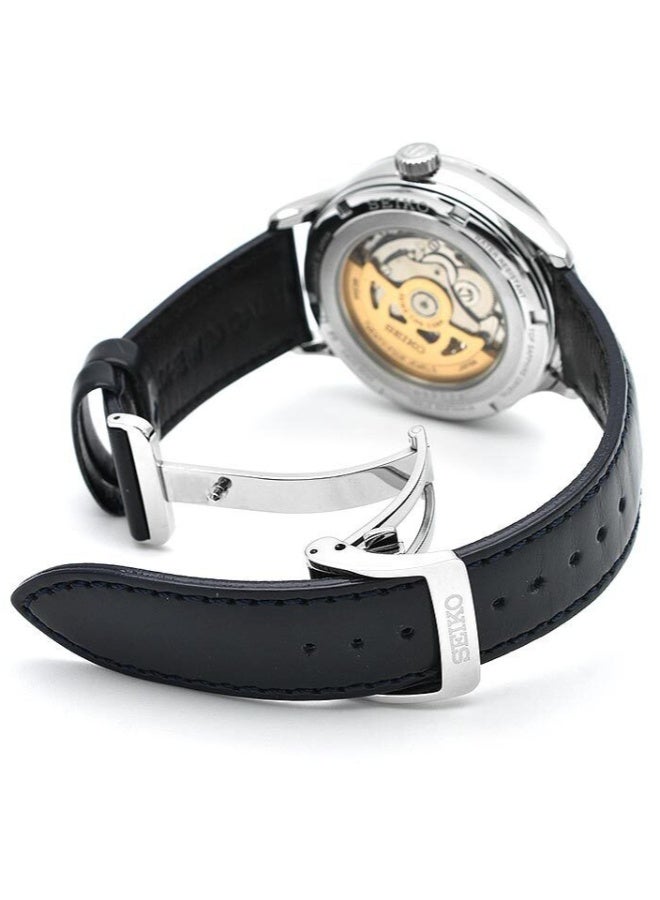 SEIKO PRESAGE  SARY187 Blue Automatic See-through Back Men Watch - Image 4