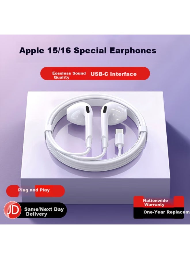 Witgoer Berlin Sound Quality Wired Earphones Type-c For Apple 16/15/pro Max/ipad/iphone/plus Tablet Usb-c Interface Digital - Image 1