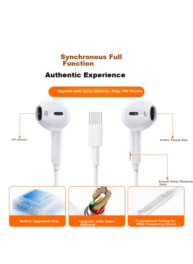 Witgoer Berlin Sound Quality Wired Earphones Type-c For Apple 16/15/pro Max/ipad/iphone/plus Tablet Usb-c Interface Digital - Image 2