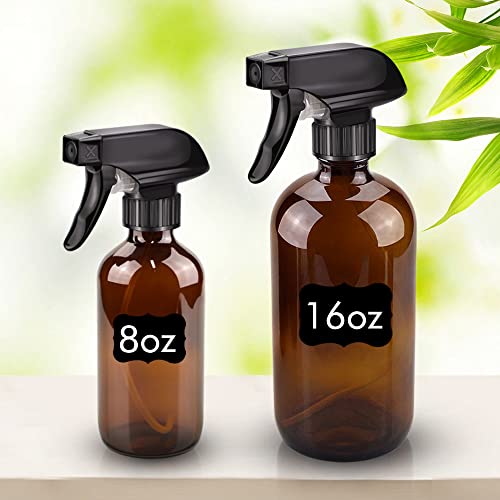 Bontip Sprayer Bottle Nozzle Heads Replacements for 8 oz / 16 oz Glass Plastic Spray Bottles, Fit for Window Cleaners Aromatherapy Facial hydration Watering Flowers Hair Care (4 Pack) - Image 3