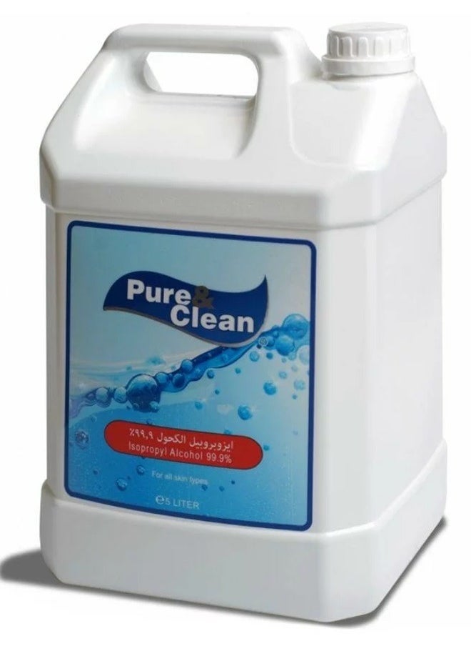 Pure & Clean - Original Medical Isopropyl Alcohol 99.9% (ISO) Pure & Clean 5L - Image 1