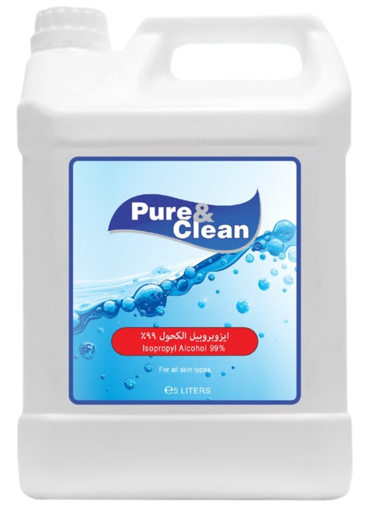 Pure & Clean - Original Medical Isopropyl Alcohol 99.9% (ISO) Pure & Clean 5L - Image 1
